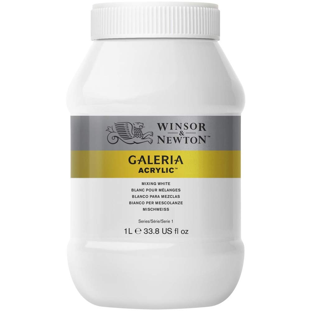 Winsor & Newton 1L Galeria Acrylic Paint - Mixing White