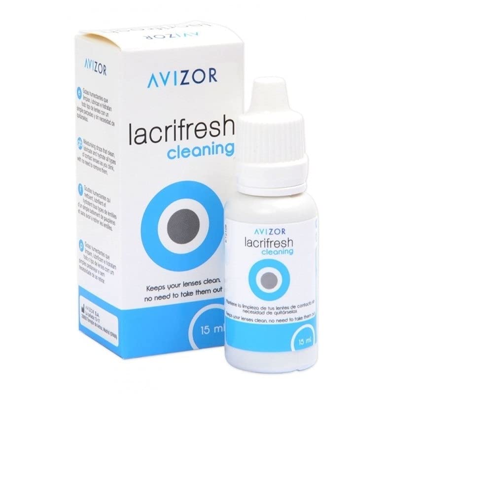 Avizor Lacrifresh Contact Lens Cleaning and moisturising Drops 15ml
