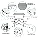 Giantex Aluminum Folding Grill Table, with Hooks and Storage Lower Shelf,Easy to Carry with Carrying Bag, Great for BBQ, Picnics, RVing and Backyardsthumb 2