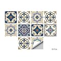 Alwayspon Vinyl Wall Tiles Sticker for Home Decor, Peel and Stick Waterproof Backsplash Tile Decals for Kitchen Bathroom Decor 10 Pcs