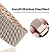 Compatible Samsung Galaxy Watch(42mm) Bands, 20mm Stainless Steel Band + Milanese Loop Mesh Replacement Bracelet Metal Strap Compatible Samsung Galaxy Watch 42mm (Rose Gold)