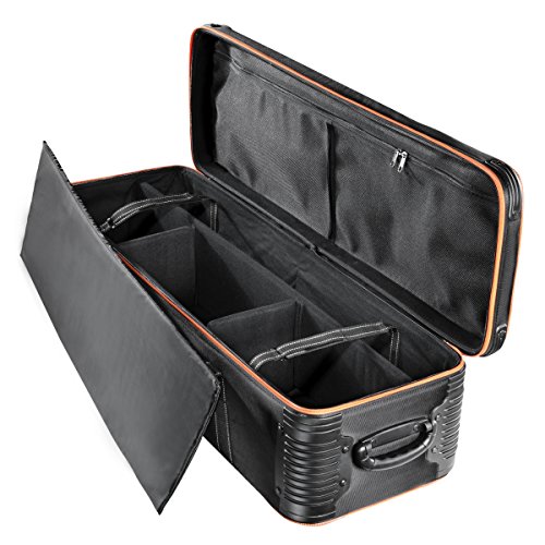 Walimex pro Studiotasche Trolley Größe L – Großräumiger & gepolsterter Trolley für Studioequipment, 2-in-1 Funktion als Tasche und Trolley mit kugelgelagerten Rollen – Bild 4