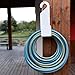 White Garden Hose Holder wall mount-Durable , very powerful hanger it can hold 100ft heavy hose -keep your backyard neat and clean