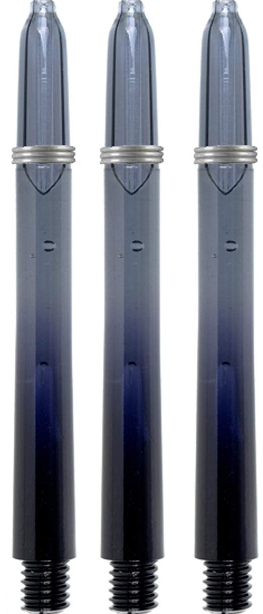 ABC Darts - Dart Shafts Supergrip Fusion - Medium Black - 8 Sets Dart Shafts
