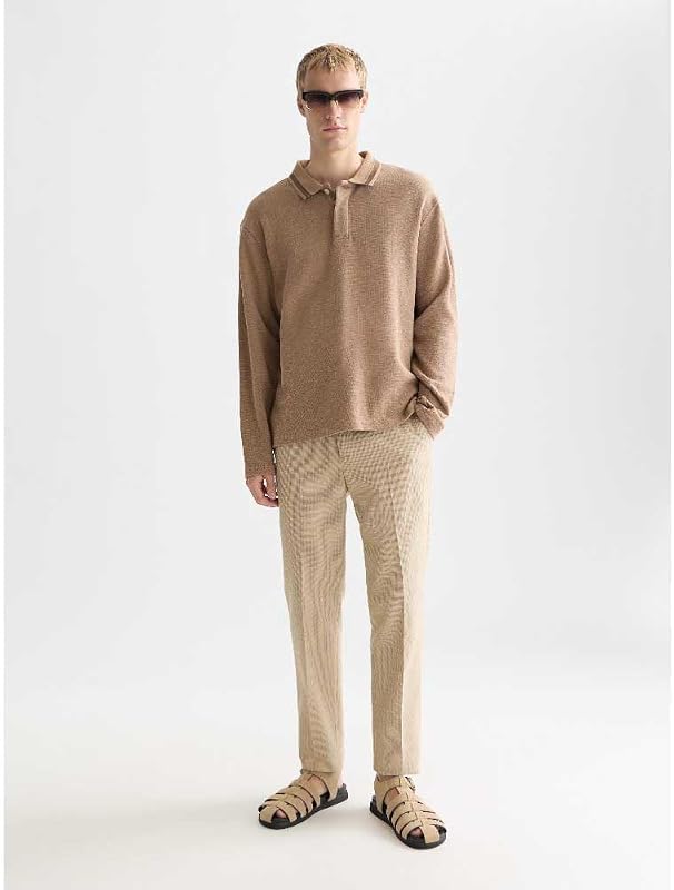Polo rayé Coupe décontractée