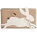 Mud Pie Bunny Pillow Wrap Burlap