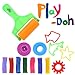 TownleyGirl Play Doh Bath Soap Molder Set with 7 different colors of moldable soap and multiple shaping tools