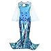 Dressy Daisy Girls' Princess Mermaid Costumes Fancy Dress Up Halloween Costume Size 6 Blue