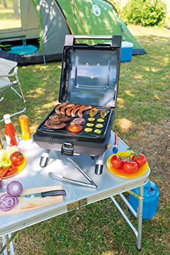 Campingaz Barbecue Gaz Portable 1 Series Compact LX R, BBQ 1 Brûleur, Barbecue Portable de Camping, Mini Barbecue à Gaz, Grille d'extérieur, Egalement pour Caravane et Balcon