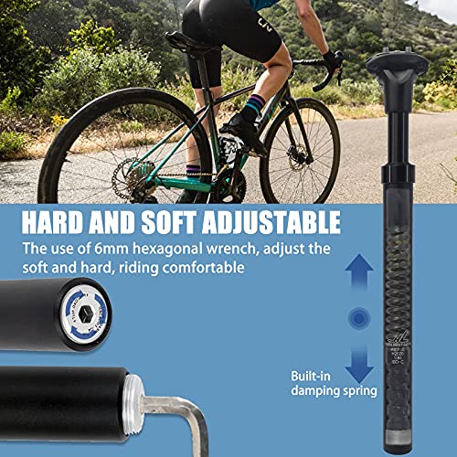 Zoom Bike Suspension Seatpost Bicycle Seat Post Replacement Lightweight