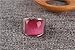 PMTIER Unisex Stainless Steel Cat's Eye Stone Opal Ring Silver and Pink Size 10