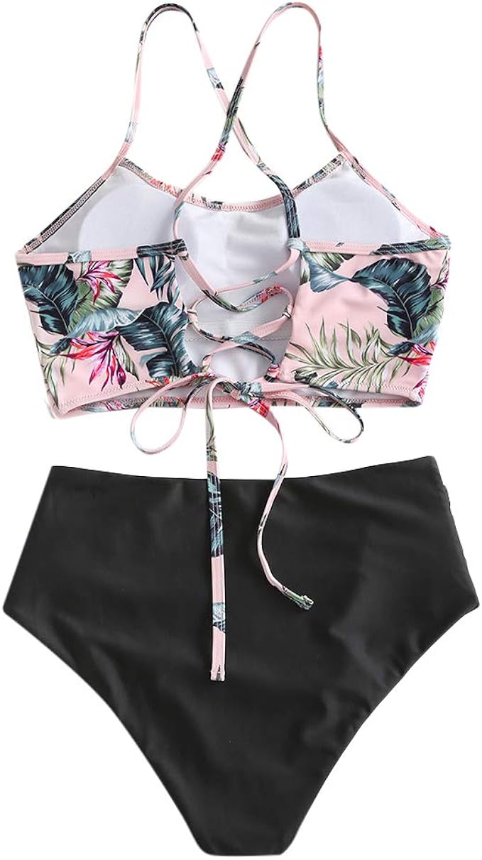 zaful high waist bikini