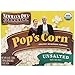 Newman's Own - Pop's Corn - Unsalted Organic Microwave Popcorn - 3 Pop & Serve Bags Per Box - Pack of 3