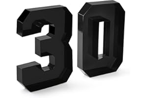 Datyiiha Cardboard Number for Charcuterie 30 Set Fillable Tray 10.2'' Black Charcuterie Paper Box for 30th Birthday Anniversary Party Decorations Chocolate Candy Cupcake Container