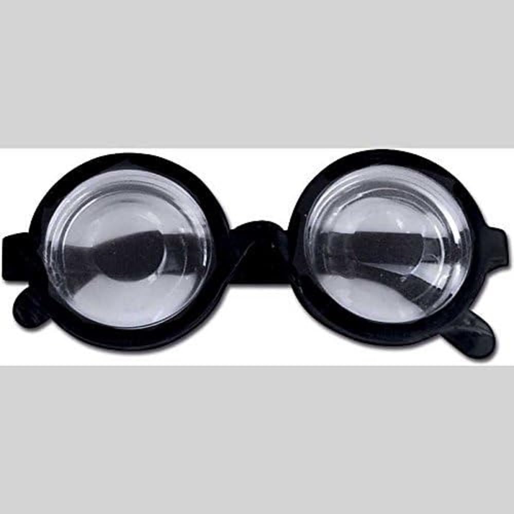 Rubies – I-1495 Accessory for Fancy Dress – Part of the Body – Glasses – Short-sighted Large