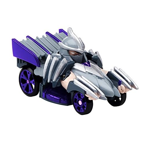 Teenage Mutant Ninja Turtles T-Machines Shredder Weaponized F1 One Touch Mutation Vehicle - Image 3