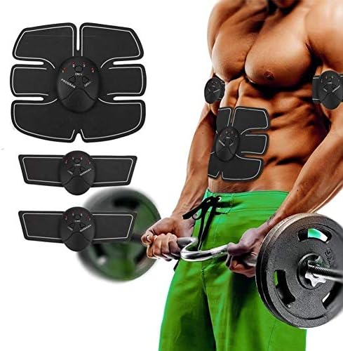 NarutoSak EMS Muscle Training Gear Fitness Exercise Abdominal Strength Trainer Stimulator