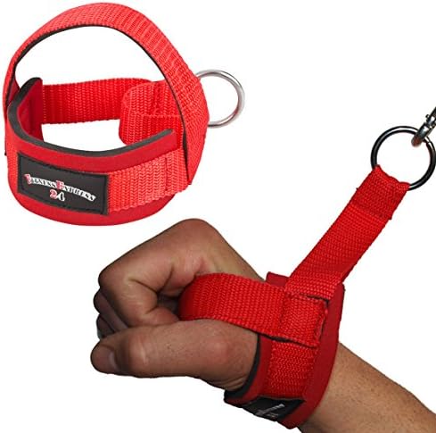 1 piece Cable Pull Grip Handles Lat Pulls Handle Red