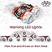 Remokids RC Cars Stunt Car Toys, Remote Control Off Road Car 4WD 1:18 Scale Double-Sided 360 Degree Rolling Spinning Tumbling Bright LED Lights for Kids Birthday Christmas