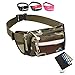 Premium Fanny Packs For Men & Women By Pro Helios | Water Resistant Waist Bag For Outdoor Activities, Traveling, Hiking, Biking, Running & More | Fannie Pack for women
