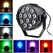 LED Par Lights, Blusmart 12 LED Disco DJ Stage Lights with Music-activated, Auto-run and DMX512 Control Mode, Different Colors Combinations of Red, Green, Blue and White, Multi-angle Rotating Holder