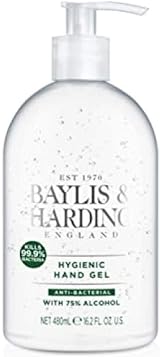 Baylis & Harding Anti-bacterial Unfragranced Hand Gel 480ml Pack of 6 view 2