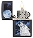 Zippo Howling Wolf Black Matte Pocket Lighter