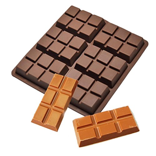 Fake Lego 6 Cell Medium Chocolate Bar Candy Mold Professional Silicone Artisan Mould Cake