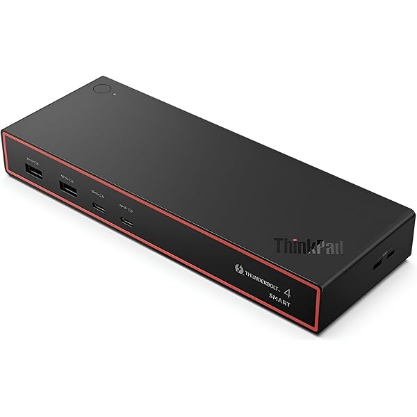 Amazon.com: Lenovo ThinkPad USB 4 Smart Dock 5500 w/ 135W Adapter