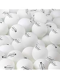 50-Pack KEVENZ 3-Star 40mm White Table Tennis Balls,Advanced tournament Ping Pong Balls (Tournament ping-pong Ball)