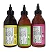 Franks RedHot Hot Sauce Variety Sampler 3 Pack - Squeezable Bottles, Each 6.8oz