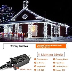Extra-Long String Lights Outdoor/Indoor, 1000 LED