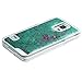 Samsung Galaxy S5 Case-Yerwal Transparent Plastic 3D Glitter Quicksand Stars Liquid Case for Samsung Galaxy S5(Green)