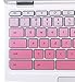 YYubao Keyboard Skin Compatible for Acer Chromebook R11 CB3-131, Acer Premium R11 Convertible, Acer Chromebook R13 CB5-312, Acer Chromebook 14 CB3-431,Acer Chromebook 15 CB3-531/532 (Ombre Pink)