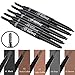 Gracefulvara Eyebrow Pencil With Brush Waterproof Makeup Cosmetic Tool Gray