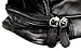 Classic Leather Toiletry Bag and Dopp Kit - Mens Travel and Shave Kit (French Morocco Leather, Black)