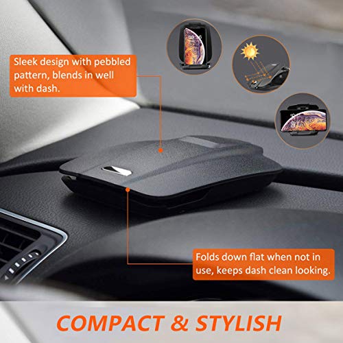 Cell Phone Holder for Car, Car Mount Dashboard Cell Phone Holder [Easy Opening & Neat Folding], Dashboard GPS Holder Mounting in Vehicle for iPhone, Android Smartphones, GPS, o1