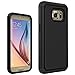 Galaxy S7, Berry Accessory(TM) [Drop Protection] Protective Case [Shock Proof] [Dual Lawyer] Hybrid Defender Armor Case Cover For Samsung Galaxy S7 With Free Berry logo stand holder (Black)
