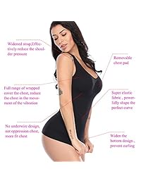 KOCLES Mujeres Sexy Shaper Slim Up Lift Plus Talla Sujetador Cami Tank Top Body Removible Ropa interior Slimming Chaleco Corsé Shapewear