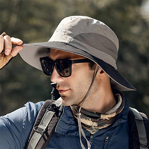 Anglerhut Sonnenhut Herren Sonne Hüte Uv Schutz Sonne Hut Für Camping Sonne Hüte Für Jungen Frauen Sonnenhut Breite… – Bild 7