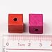 Pandahall 50 Pcs 14MM Mixed Color Cube Wood Beads, Lead Free, Dyed, about 14mm long, 14mm wide, 14mm thick,hole: 5mm