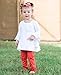RuffleButts Infant / Toddler Girls Solid Everyday Leggings w/ Ruffles - Red - 6-12m