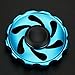 Figit Spinner Metal,Two Years, Tri-Spinner Fidget Hand Spinner Camouflage Multi-Color EDC Focus Toys (Blue)