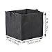 ORZ 15 Gallon Square Grow Bag Enhanced Version, 3 Pack Planter Pot with Trellis Supporting Ring – Blackthumb 1