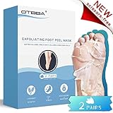 OTBBA Foot Peel Mask (2 Pairs) - Exfoliant for Soft Baby Feet, Peeling Away Calluses, Removing Dead Skin Cells in 1-2 Weeks for Men & Women (Lavender Scented)