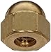 Brass Acorn Nut, USA Made, 3/8
