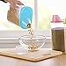 Pet Food Storage Container, PYRUS Dog Cat Food Container Pet Dry Food Dispenser with Graduated Cup for Dogs Cats (Blue)