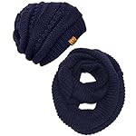 Wrapables Winter Warm Knitted Infinity Scarf and Beanie Hat Set Wrapables Winter Warm Knitted Infinity Scarf and Beanie Hat Set