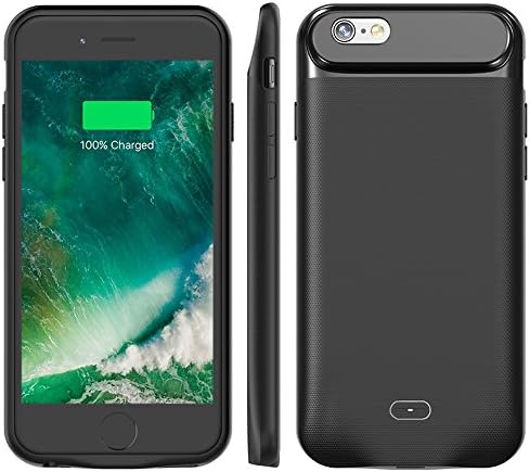 iPhone 6 Battery Case Soconic 2500mAh Magnetic iPhone 6 Charger Case Slim Extended Battery Pack Portable Charging Case for iPhone 6 6s Rechargeable juice Pack Power Bank - With A Screen Protector