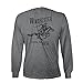 Winchester Vintage Rider Men's Long Sleeve T-Shirt in Premium Edition Super Soft Tee Men's Sale Charcoal Heather